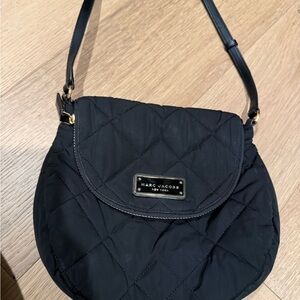 Marc Jacobs Black Quilted Crossbody Bag